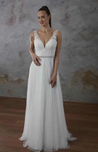 Robe de mariée Rania Couture Nuptiale Boutique Sandra Mariages CREIL Oise