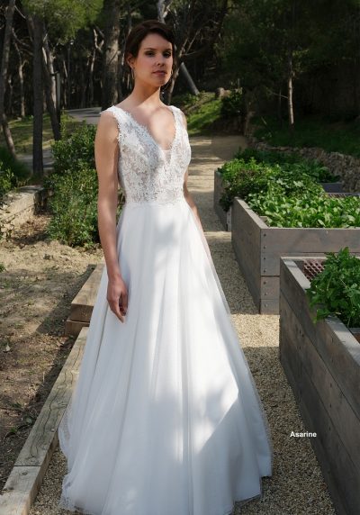 Robe de mariée Asarine Créations BOCHET boutique Sandra Mariages CREIL