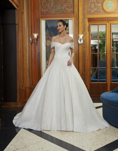 Robe de mariée Rosace Annie Couture forme princesse