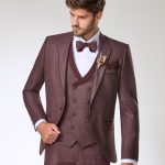 Costume de marage Essen Adimo bordeaux