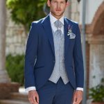 Costume de mariage Eran bleu Adimo Benis