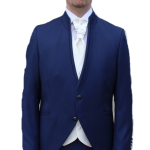 Costume de mariage COLOGNE bleu, boutique Sandra Mariages CREIL Oise, tissu fabriqué en Italie, costume fabriqué en Europe.