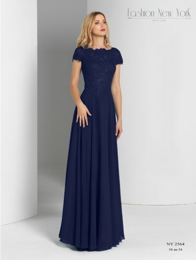 Robe de cocktail longue NY2564 Fashion NEW YORK