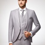 Costume de mariage gris Sky Lecce Adimo