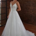 Robe de mariée Pacifica Couture Nuptiale 2024, chez Sandra Mariages CREIL Oise