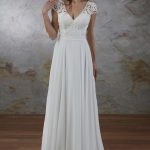 Robe de mariée Rebecca, Couture Nuptiale bohème boutique Sandra Mariages CREIL Oise