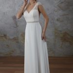 Robe de mariée Rumi Couture Nuptiale bohème fluide boutique Sandra Mariages CREIL Oise