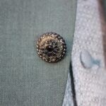 Costume de mariage Brice vert foncé 47% laine, tissu fabriqué en Italie