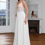 Robe de mariée bohème Malice, chez Sandra Mariages à CREIL Oise