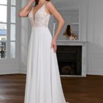 Robe de mariée bohème Mirabelle chez Sandra Mariages CREIL Oise