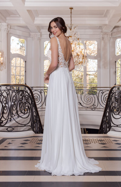 Robe de mariée fendue Naelys – Image 2