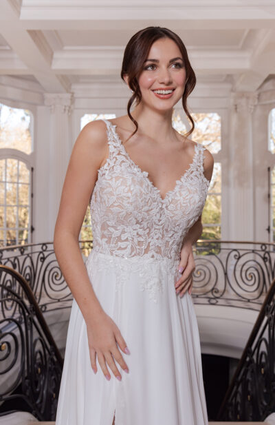 Robe de mariée fendue Naelys – Image 4