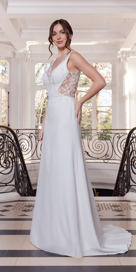 Robe de mariée Nelly Couture Nuptiale 2026 Chez Sandra Mariages à CREIL Oise