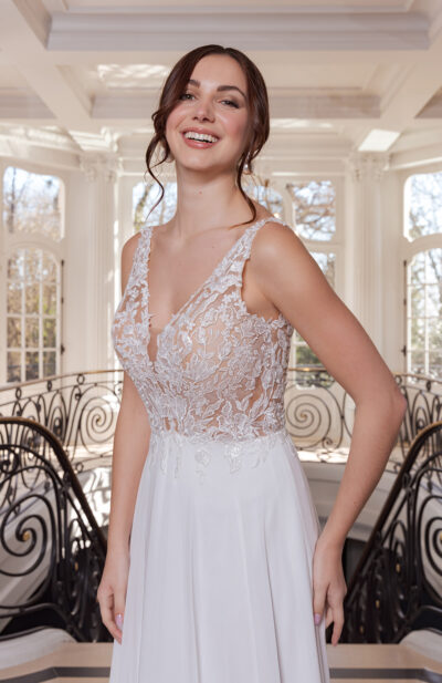 Robe de mariée Nora Couture Nuptiale 2026 Chez Sandra Mariages CREIL Oise