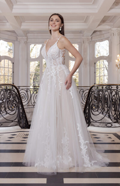 Robe de mariée Nivine 2026 Couture Nuptiale Chez Sandra Mariages CREIL Oise