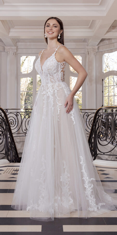Robe de mariée Nivine 2026 Couture Nuptiale Chez Sandra Mariages CREIL Oise