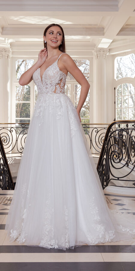 Robe de mariée Nivine Couture Nuptiale 2026 Chez Sandra Mariages à CREIL Oise