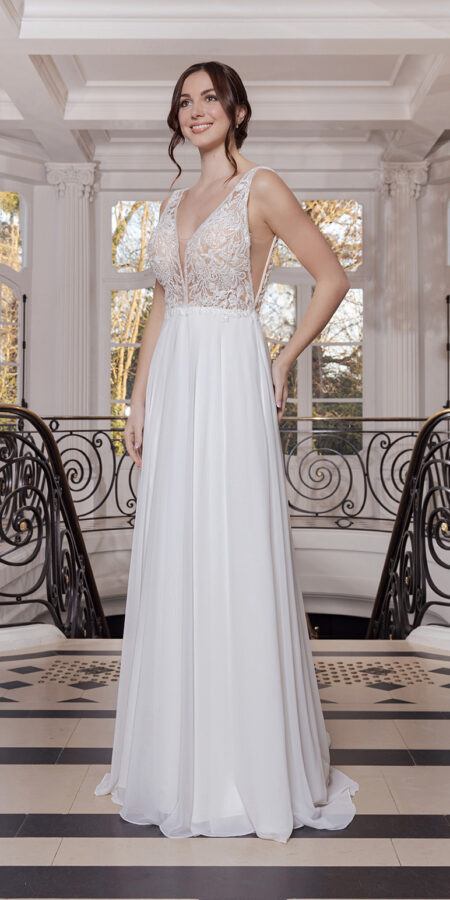 Robe de mariée Noa Couture Nuptiale 2026 Chez Sandra Mariages à CREIL Oise