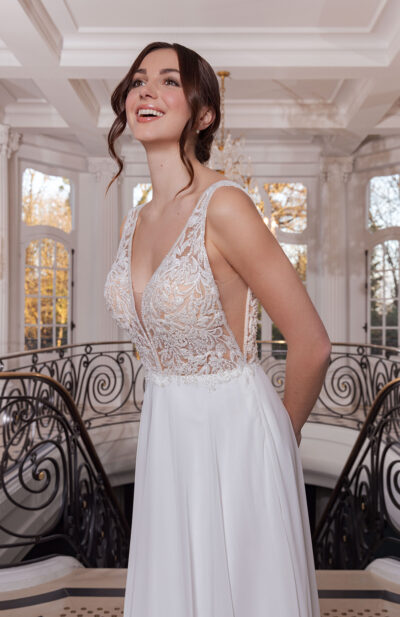 Robe de mariée Noa Couture Nuptiale 2026 Chez Sandra Mariages à CREIL Oise