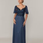Robe de cocktail longue NY4574
