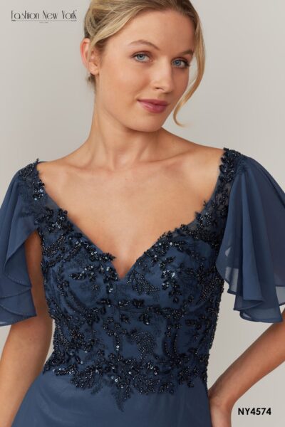 Robe de cocktail longue NY4574 – Image 4