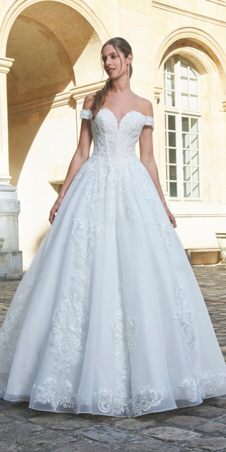 Robe de mariée Angela R Framboise
