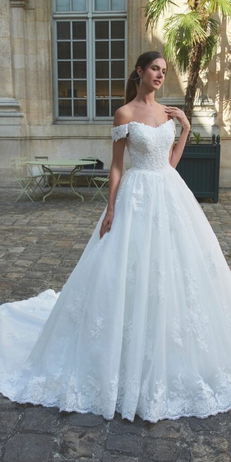 Robe de mariée Margaux R Framboise