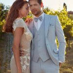 Costume de mariage Seul bleu Benis
