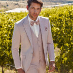 Costume de mariage Seul bordeaux rose
