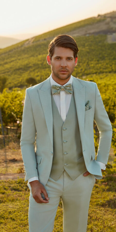 Costume de mariage Seul vert