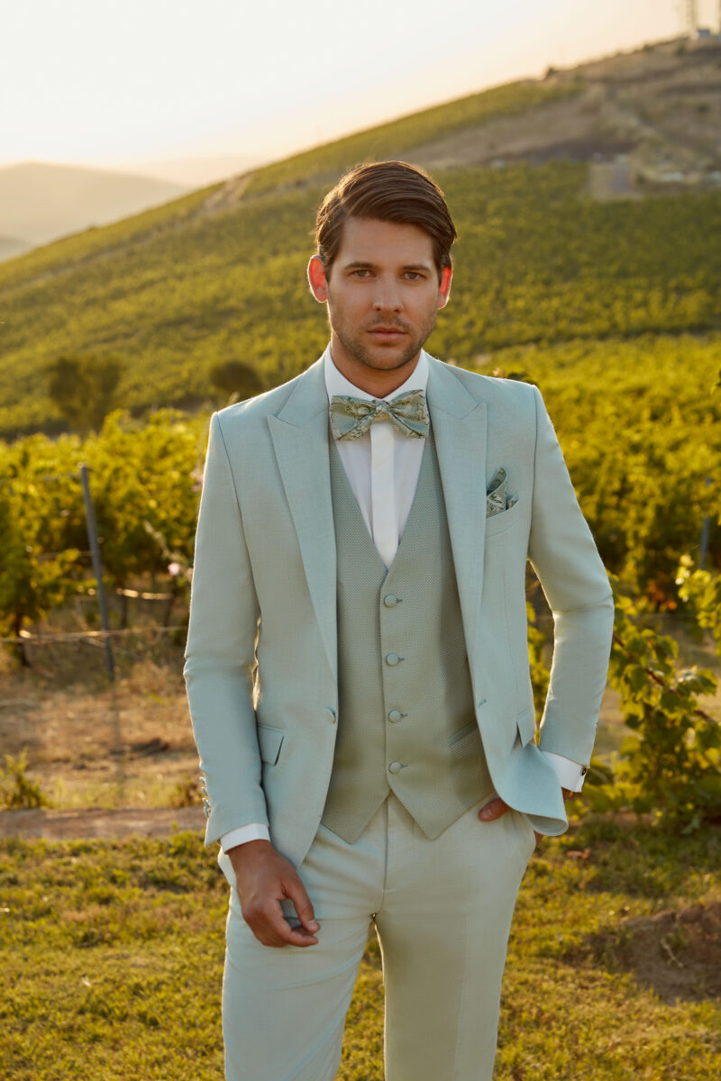 Costume de mariage Seul vert