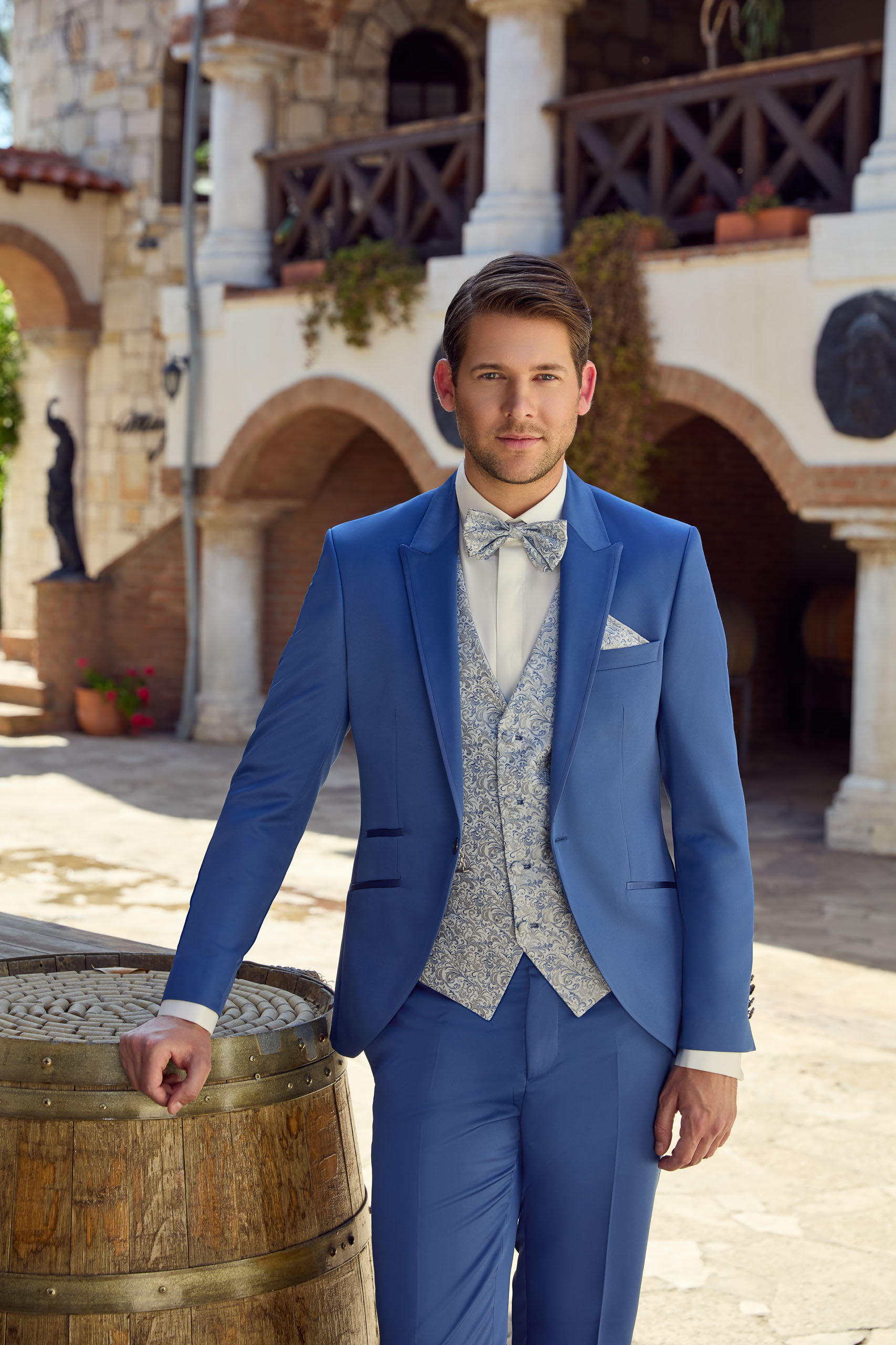 Costume de mariage Vendée Bleu